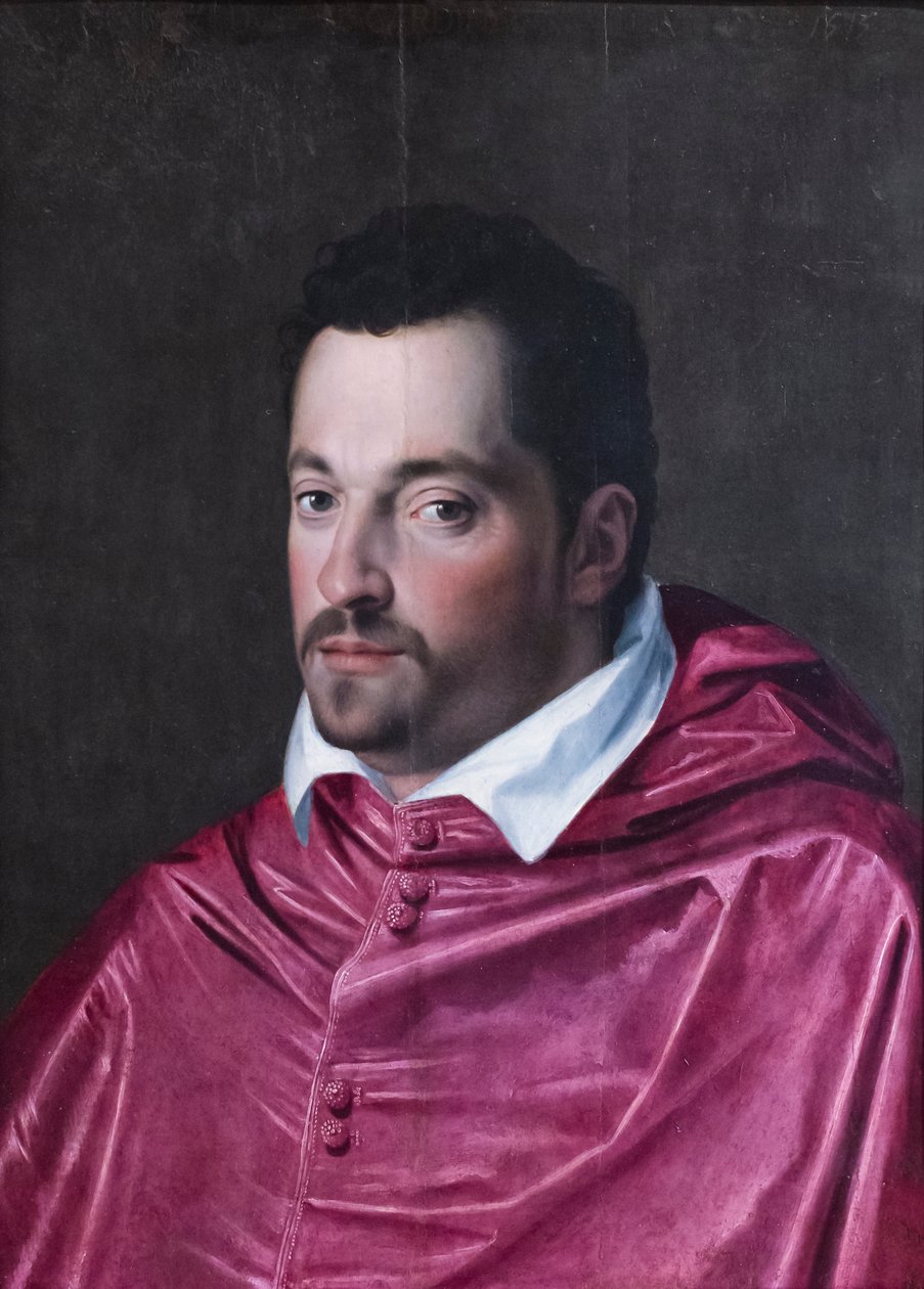 Portret van kardinaal Ferdinando Medici door Alessandro Allori