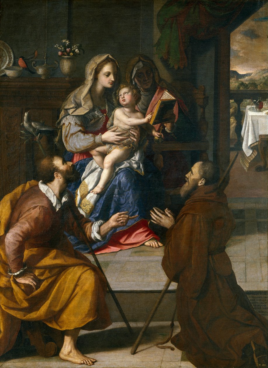 De heilige familie van kardinaal Fernando de
