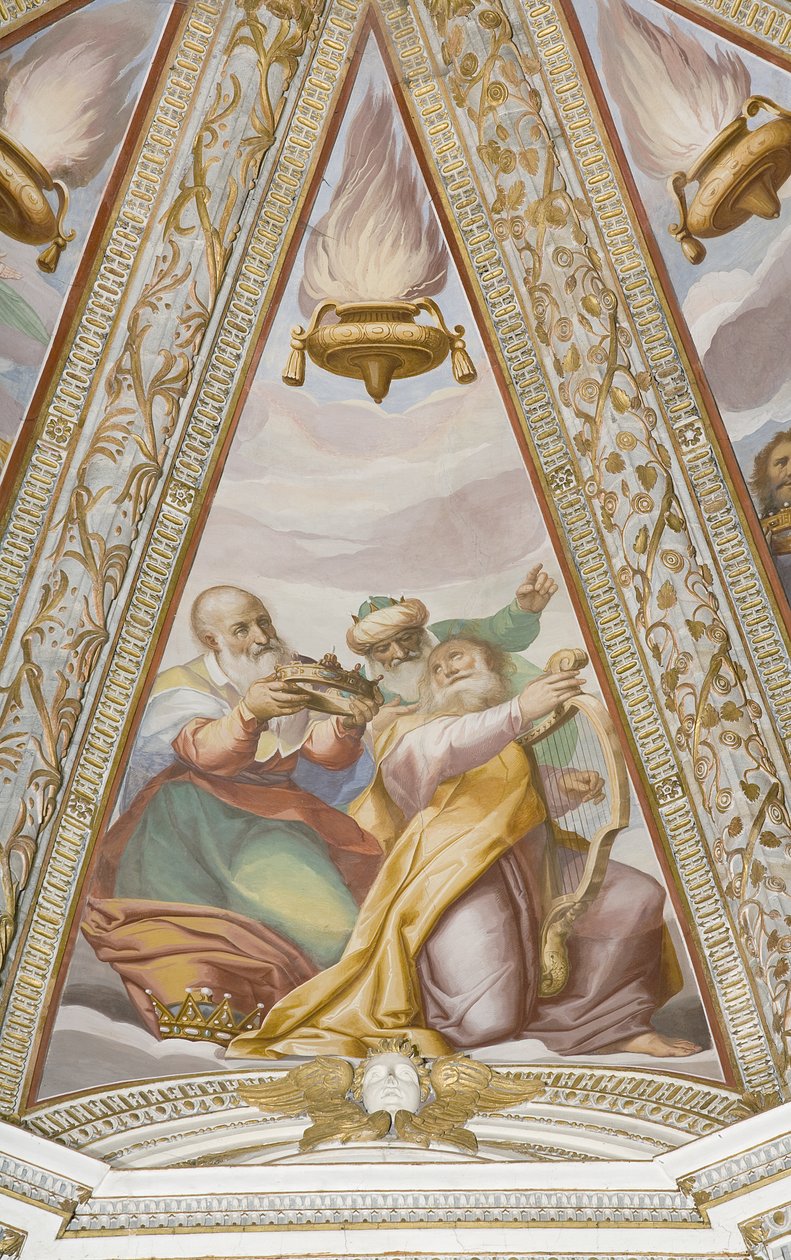 De koningen, uit de Eeuwige Vader en de koningen door Alessandro Casolani