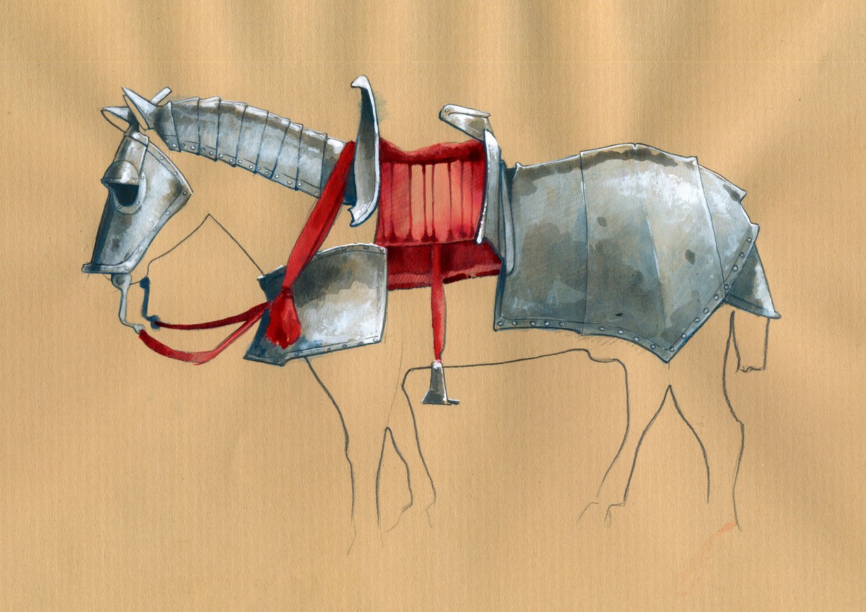 Paardenharnas door Alessandro Lonati