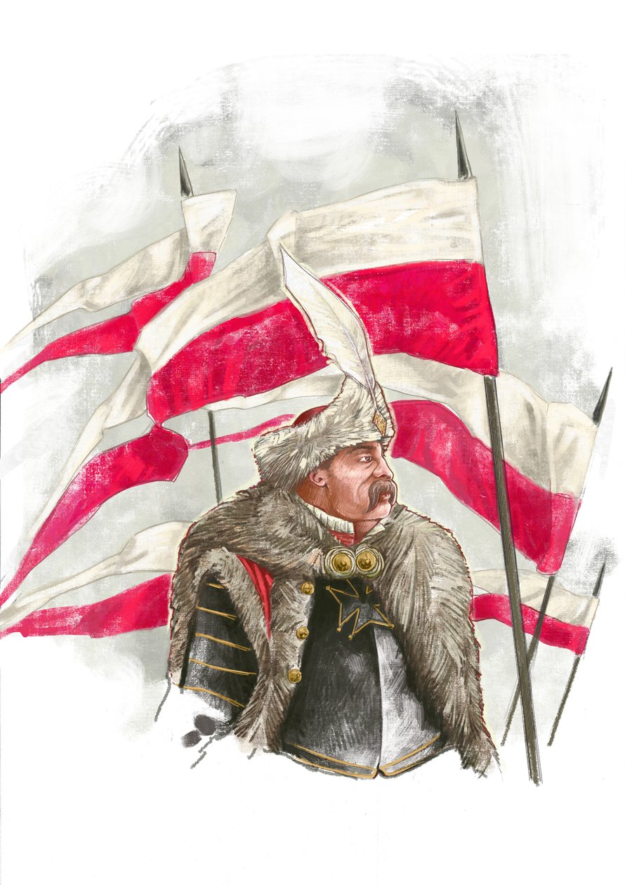 Jan III Sobieski bij de slag om Wenen (1683) door Alessandro Lonati