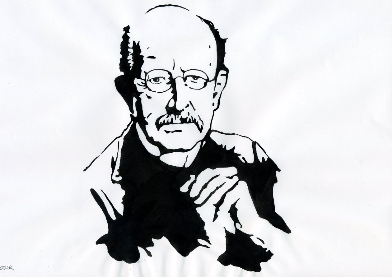 Max Planck, Duitse natuurkundige door Alessandro Lonati