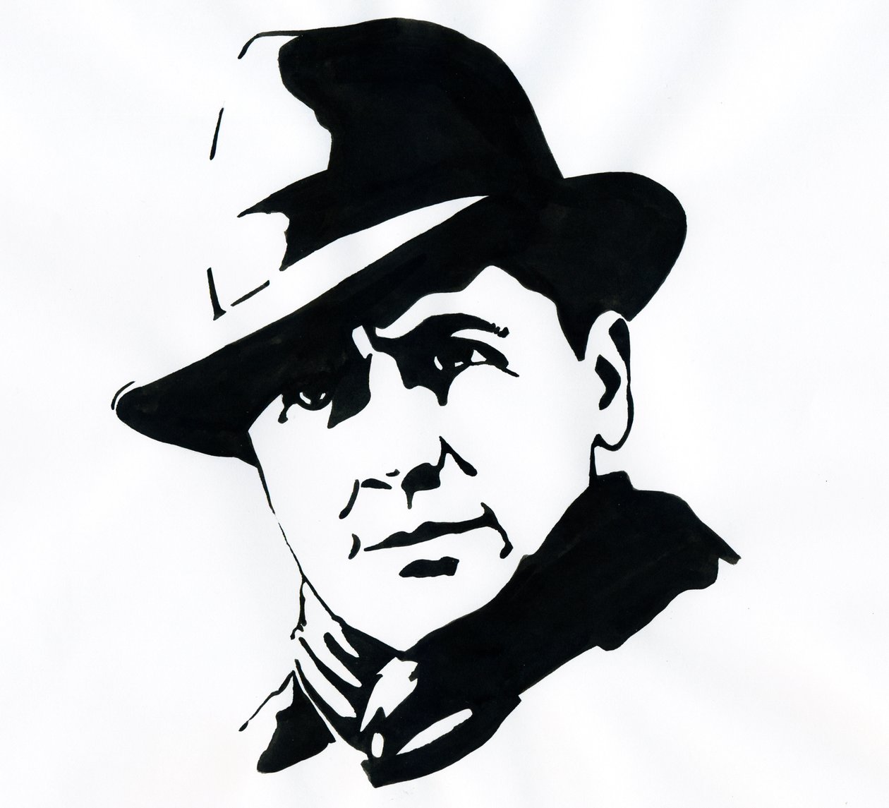 Portret van de Franse prefect en verzetsstrijder Jean Moulin (1899-1943) door Alessandro Lonati