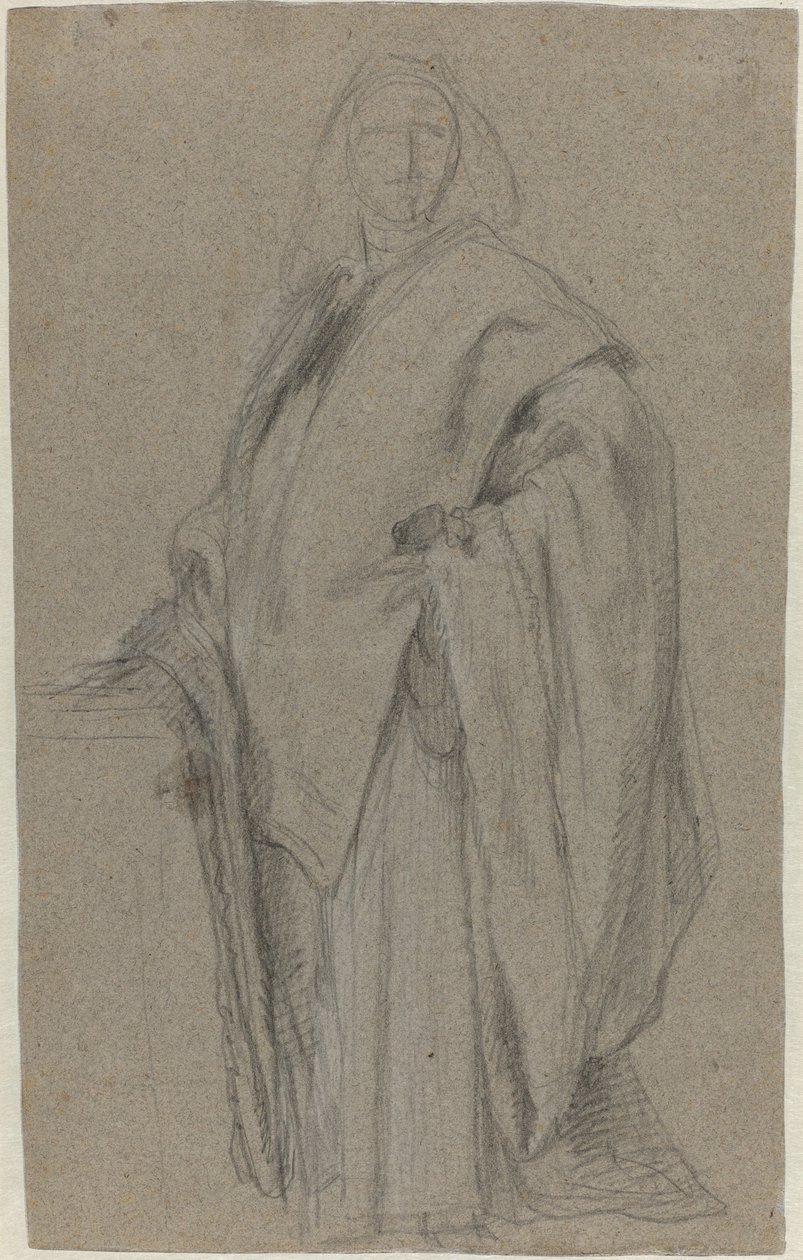 Portret van een Procurator [verso] door Alessandro Longhi or Pietro Longhi