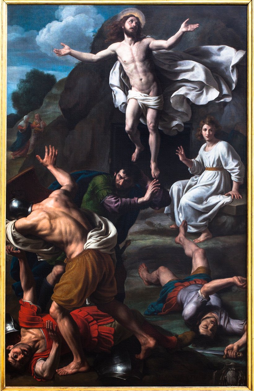 De wederopstanding van Christus door Alessandro Turchi