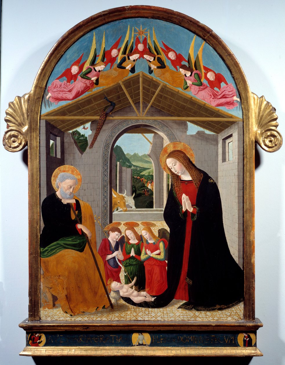 De geboorte van Christus door Alesso di  Benozzo