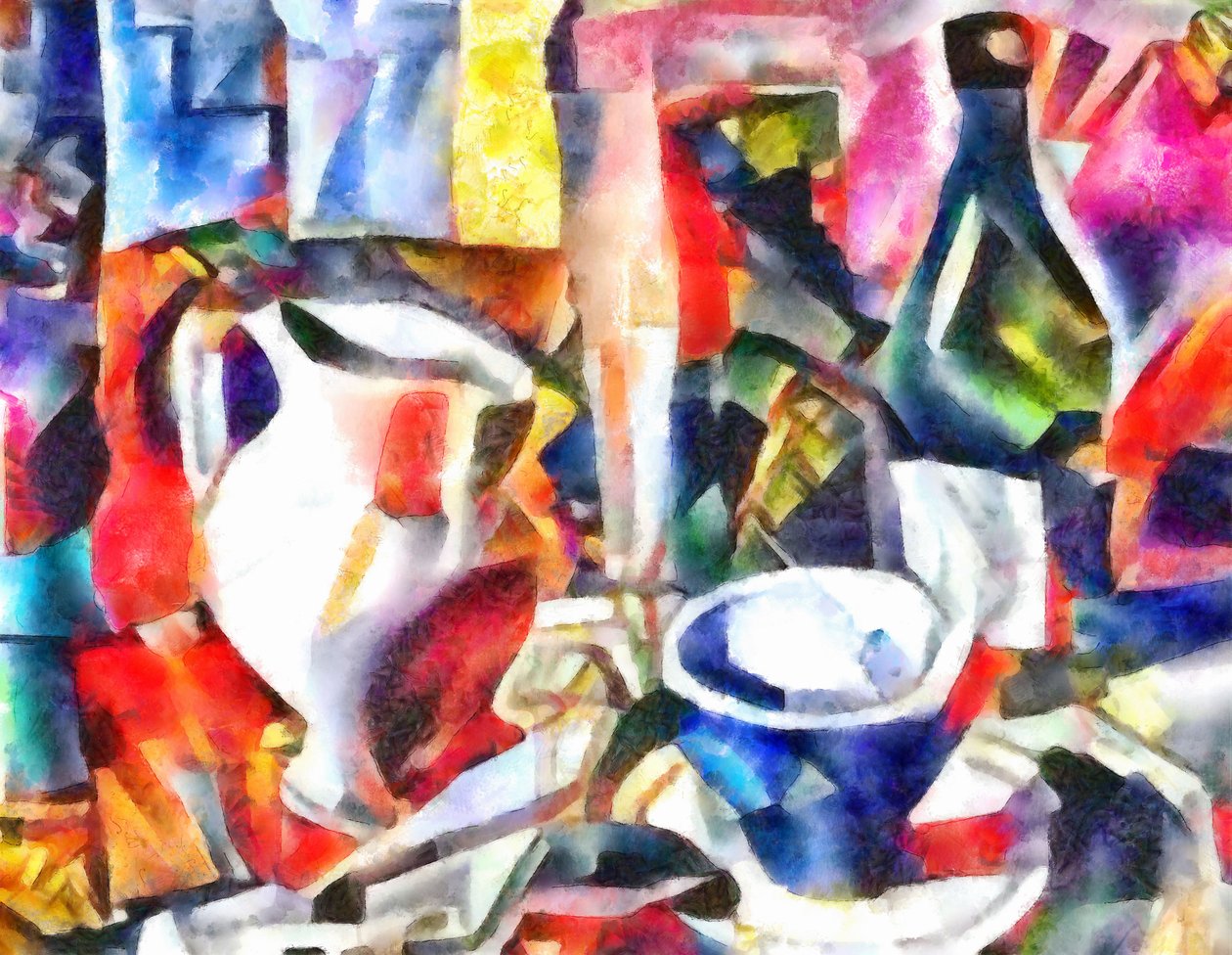 Stilleven met een Fles, 2017 door Alex Caminker