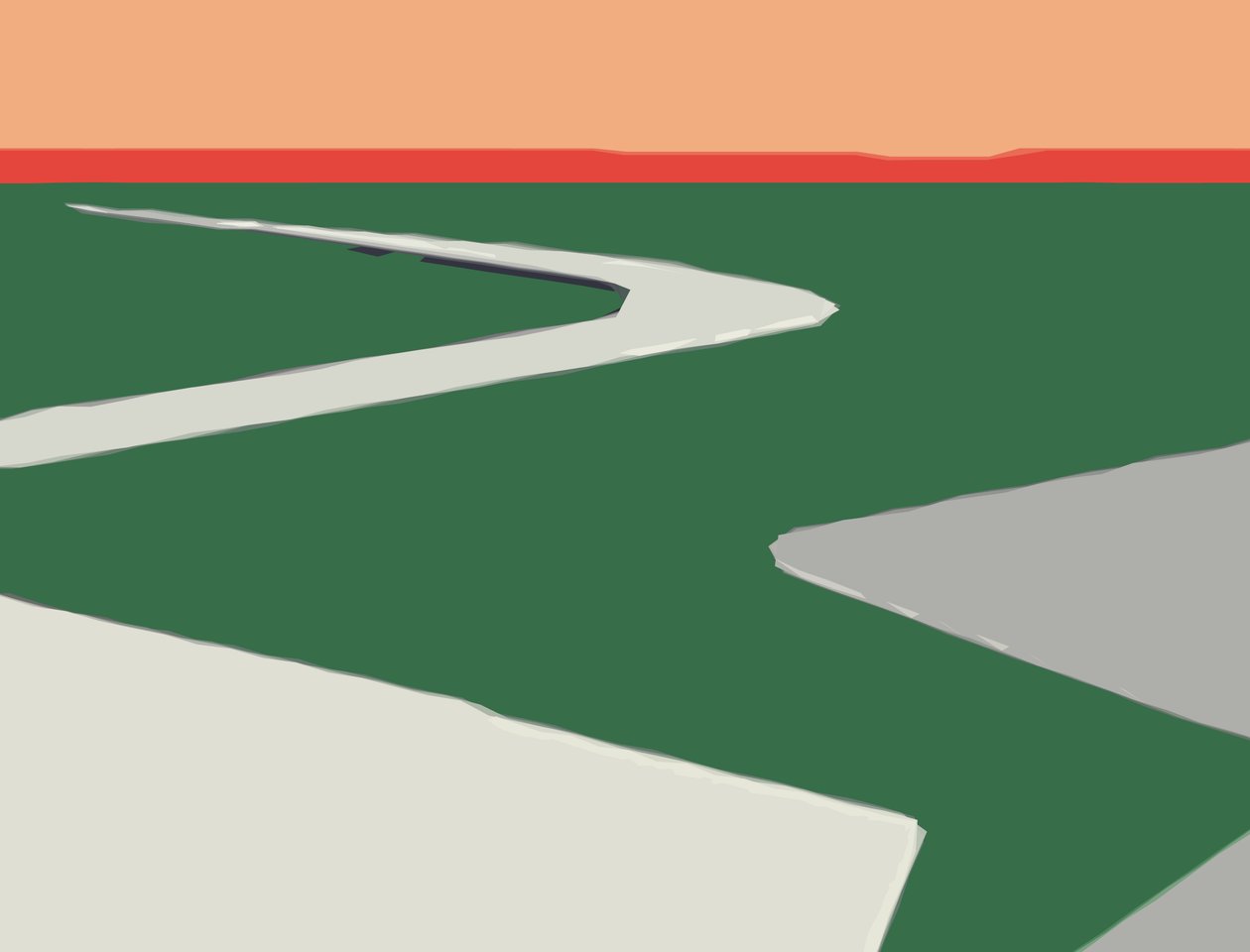 Horizon. Weg door Alex Caminker