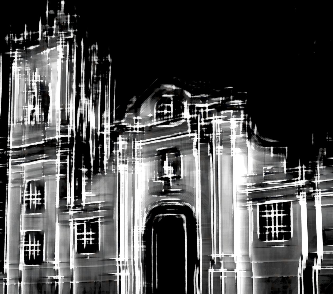 fragment van de Stad #1, 2019 door Alex Caminker