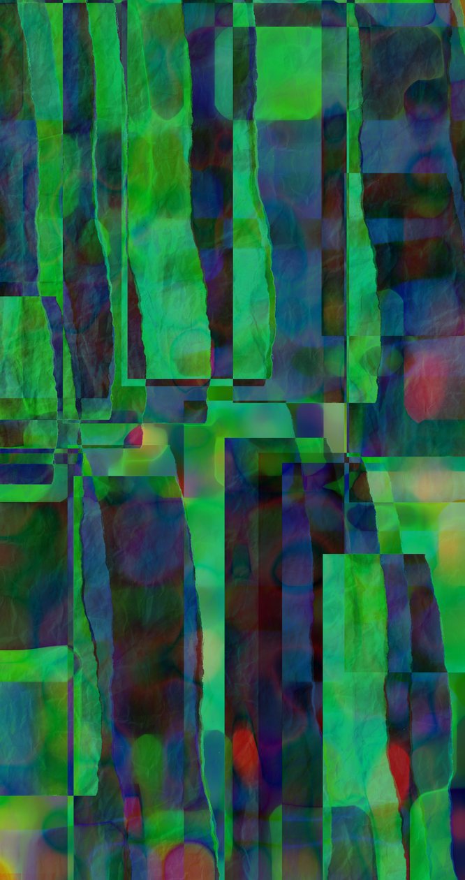 Structuur d, 2019 door Alex Caminker