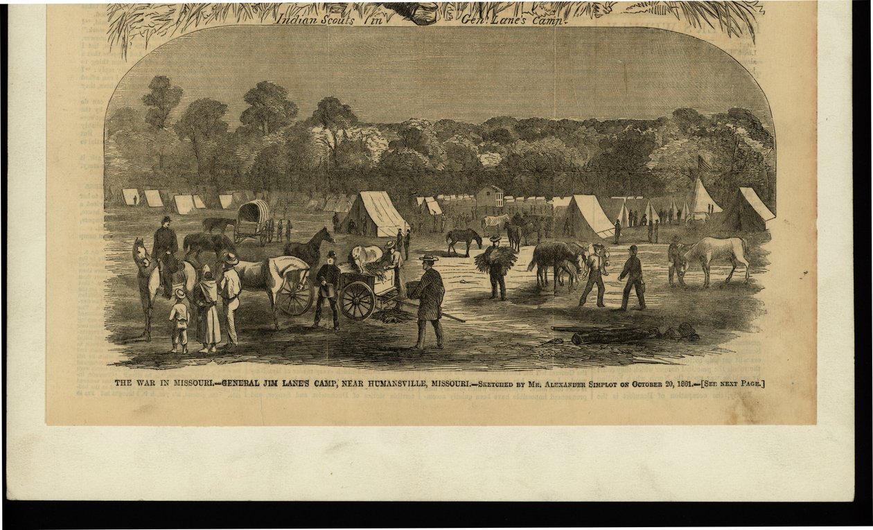 De Oorlog in Missouri - Generaal Jim Lane door Alexander Simplot
