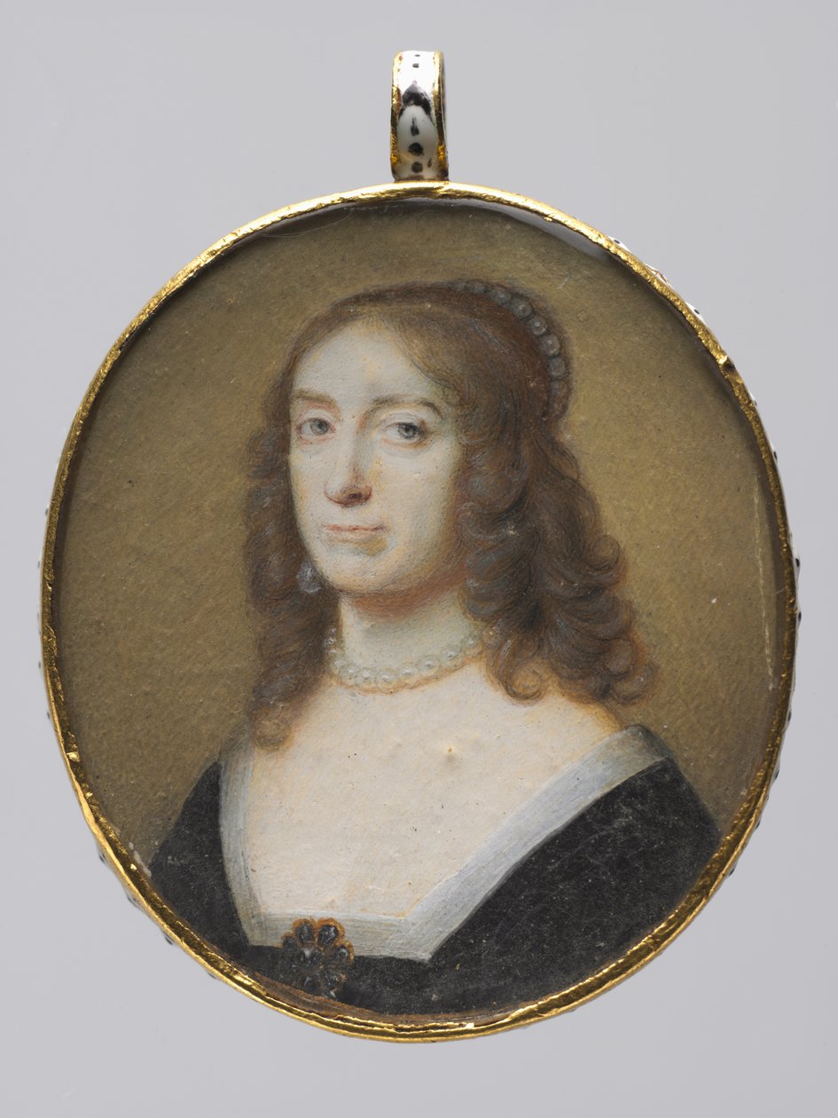 Portret van Elizabeth Stuart, keurvorstin van de Palts en koningin van Bohemen, 1630s door Alexander Cooper