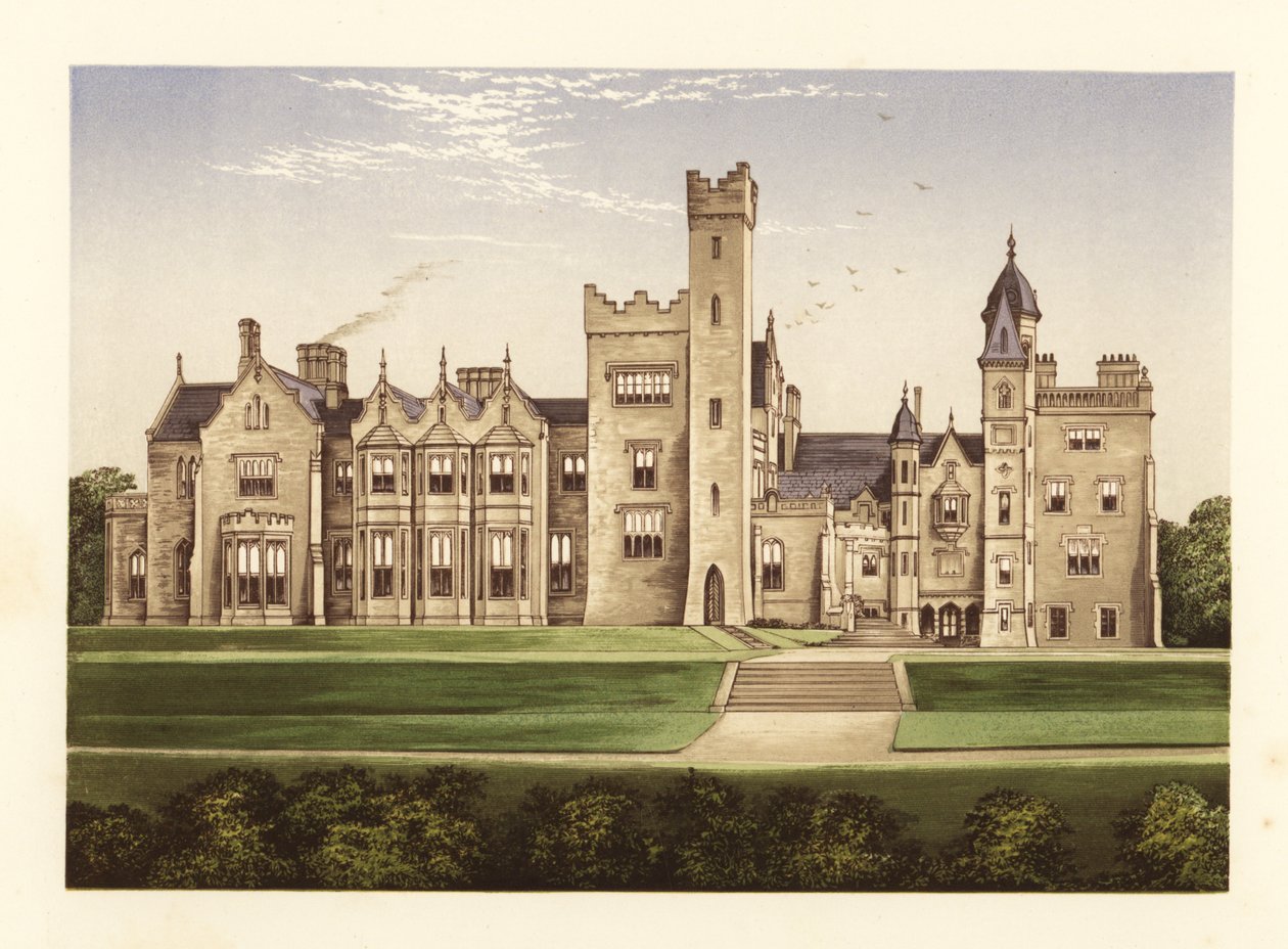 Rossmore Castle, County Monaghan, Ierland door Alexander Francis (after) Lydon