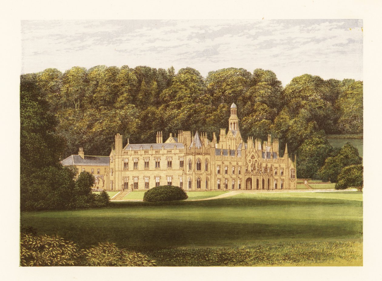 Shelton Abbey, County Wicklow, Ierland door Alexander Francis (after) Lydon