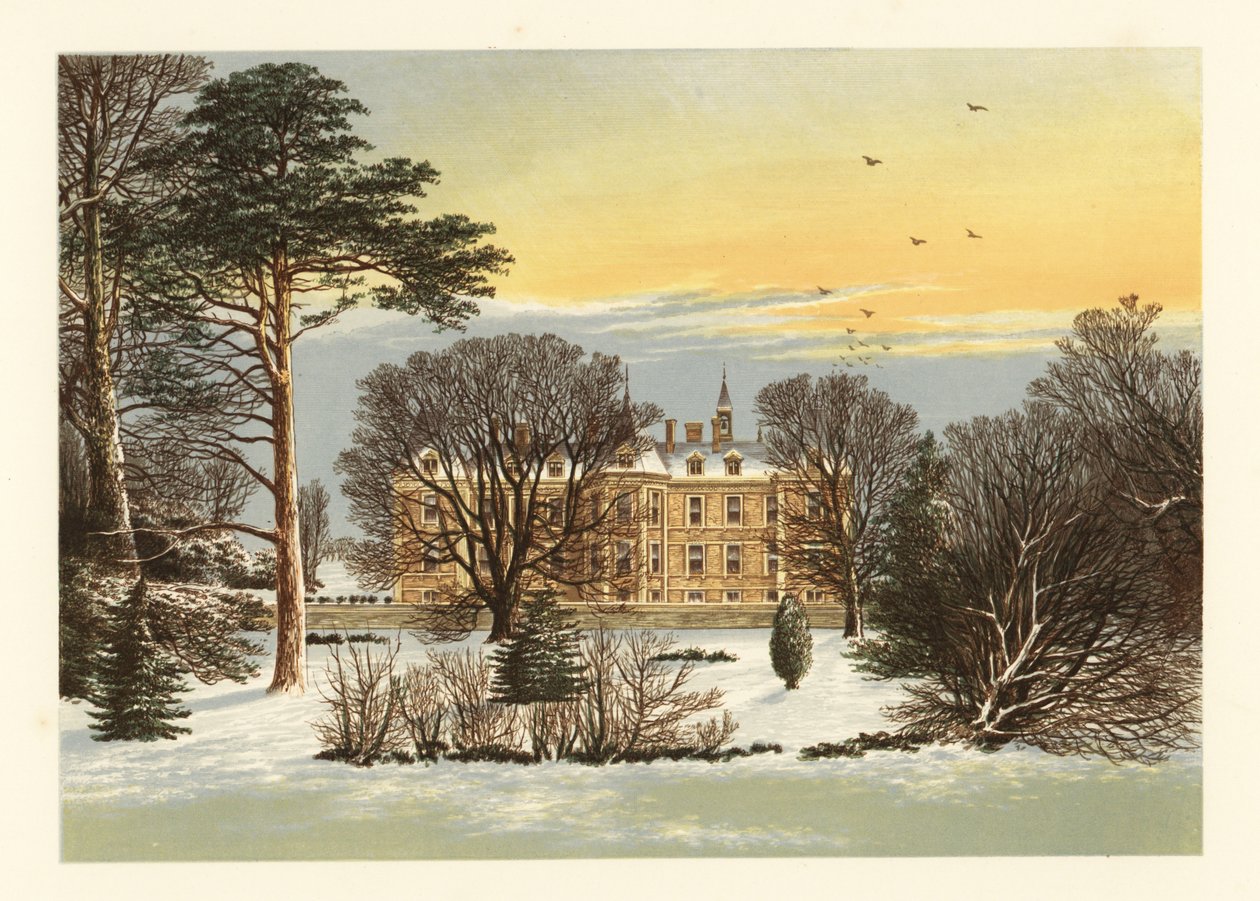 Warter Priory, Yorkshire, Engeland door Alexander Francis (after) Lydon