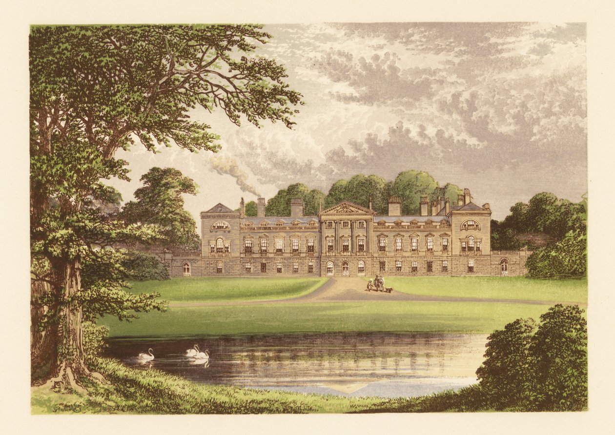 Woburn Abbey, Bedfordshire, Engeland door Alexander Francis (after) Lydon