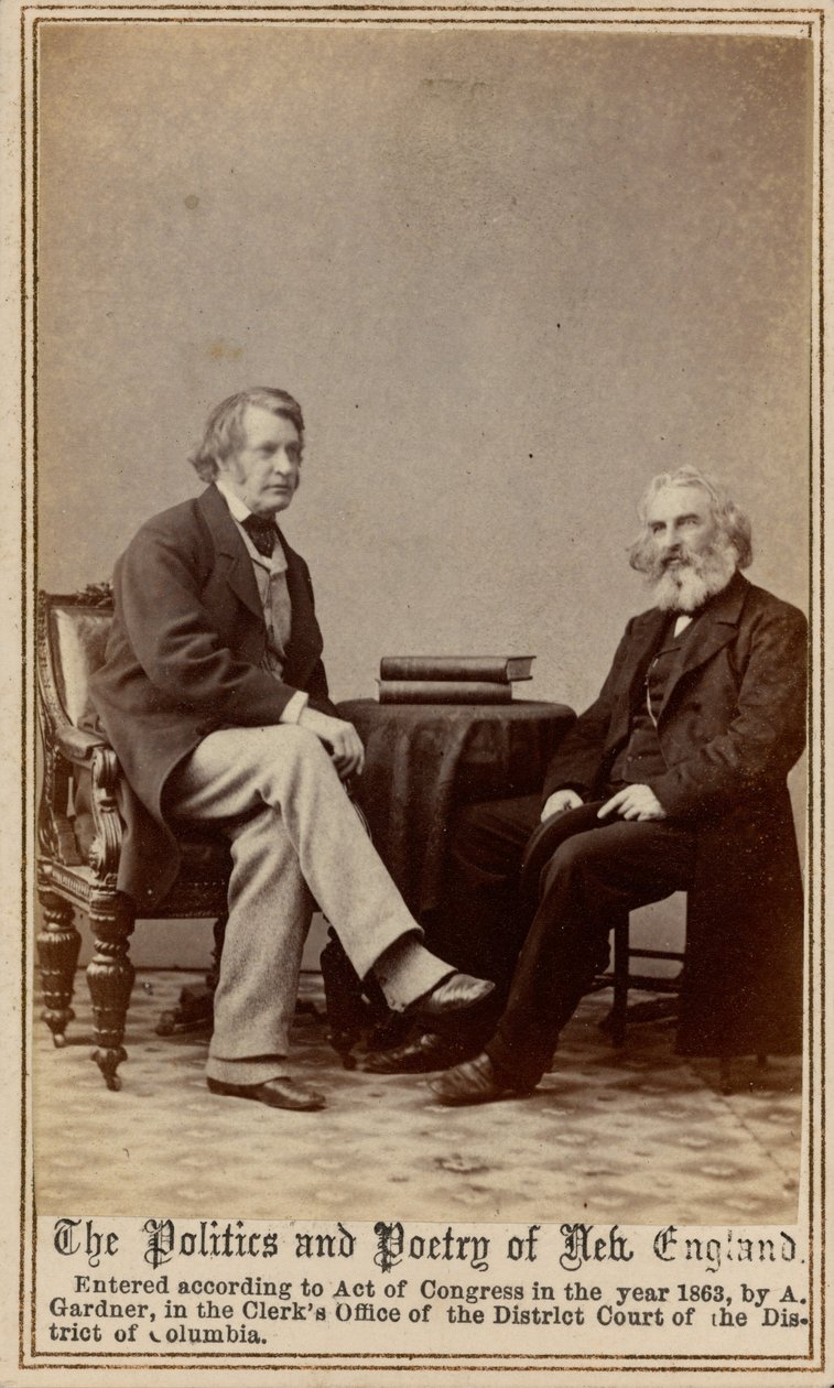 De politiek en poëzie van New England,1863 (foto) door Alexander Gardner