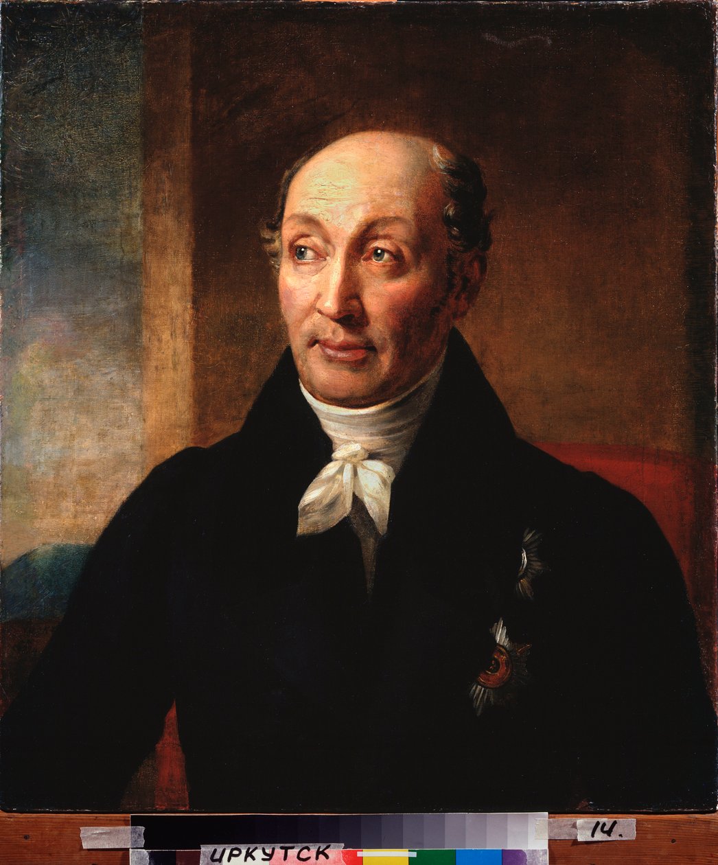 Portret van de Staatssecretaris Graaf Mikhail Speransky door Alexander Grigoryevich Varnek