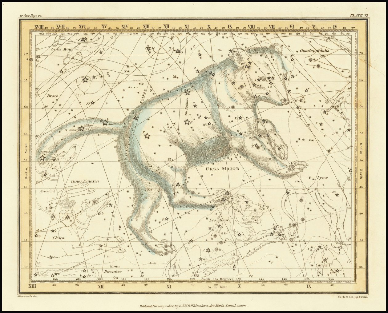 1822 - Alexander Jamieson - Ursa Major - Grote Beer door Alexander Jamieson