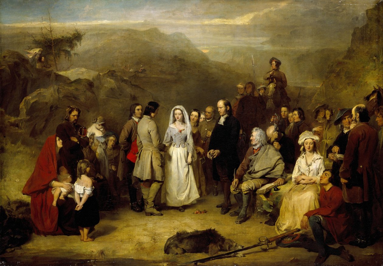 Huwelijk van de Covenanter door Alexander Johnston