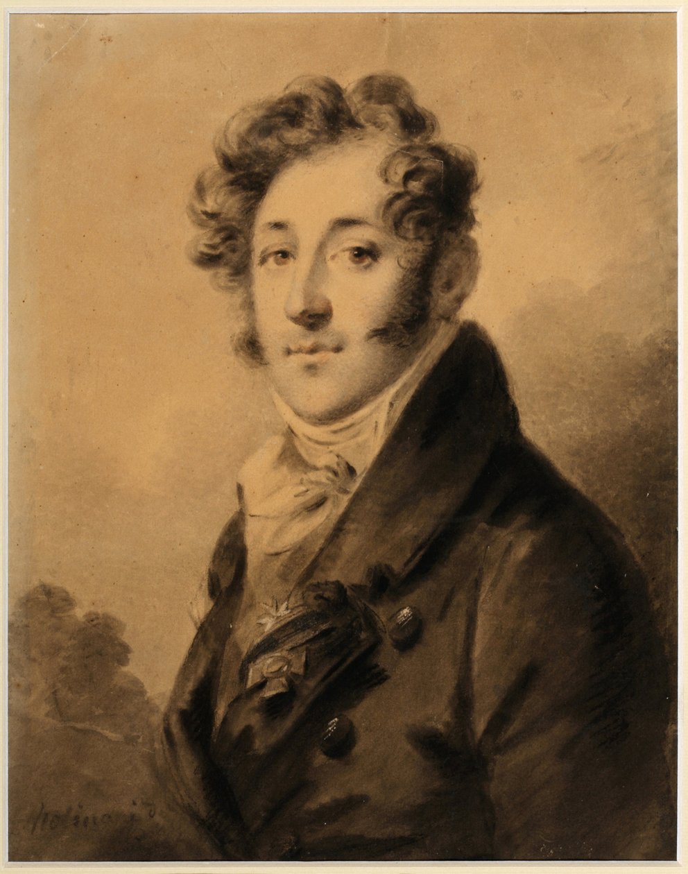 Portret van Konstantin Yakovlevich Boulgakov (1782-1835) door Alexander Molinari