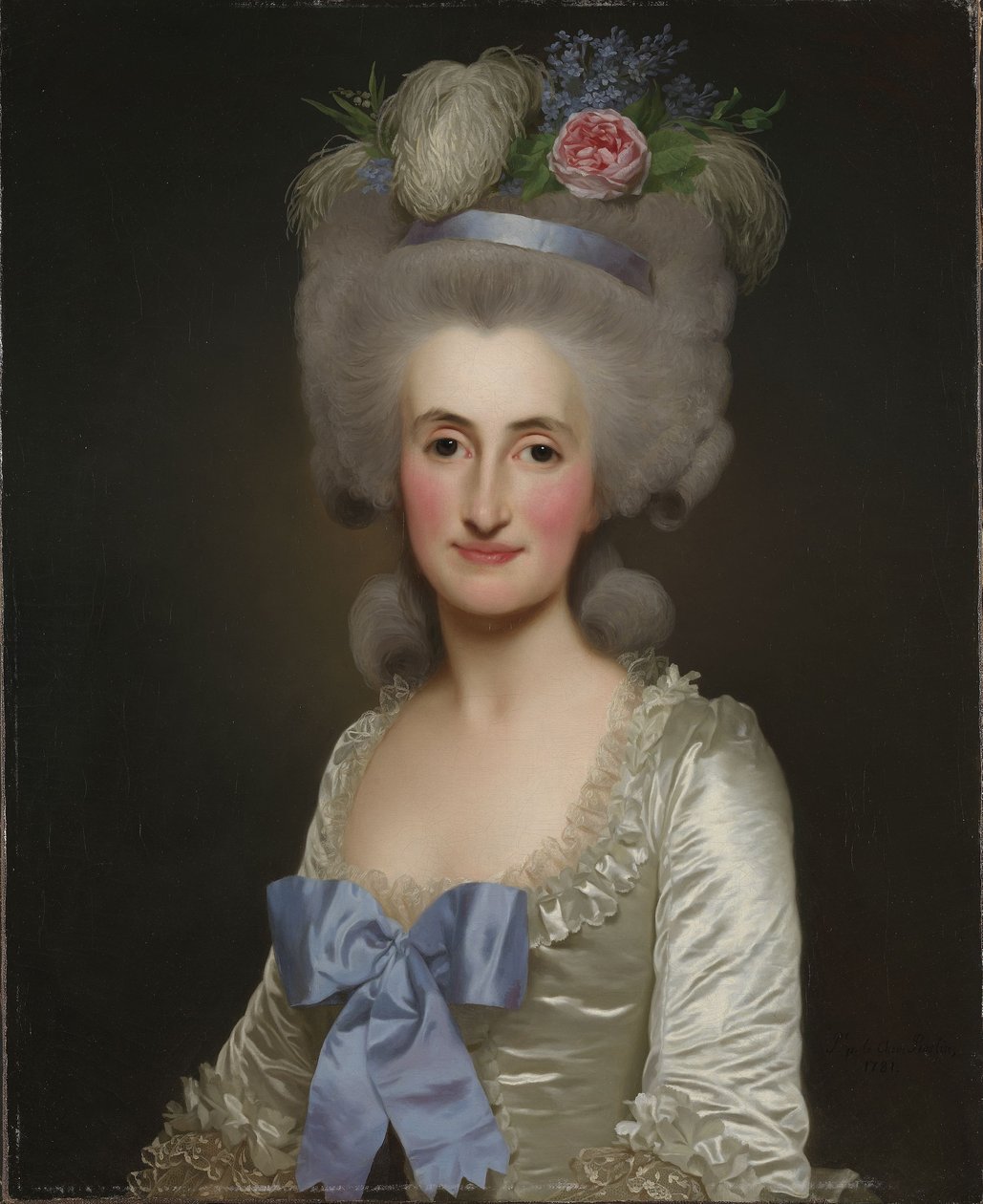 Anne Jacqueline Sophie de Malartie door Alexander Roslin