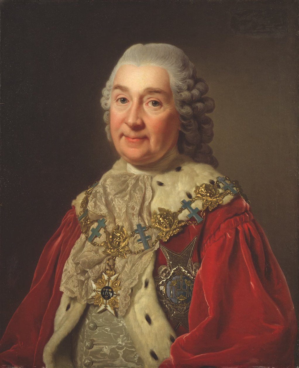 Carl Fredrik Scheffer (1715-1786), graaf en staatsraad, 1775 door Alexander Roslin