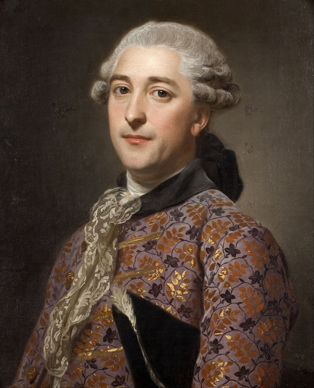 Portret van Prins Vladimir Borisovich Golitsyn 1731-1799, 1762 door Alexander Roslin