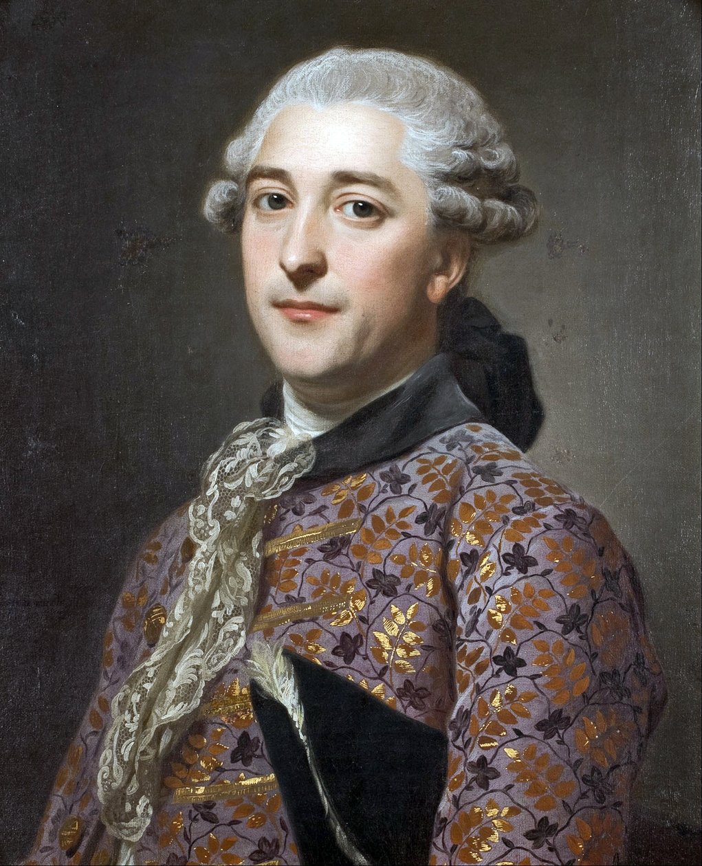 Portret van prins Vladimir Golitsyn Borisovtj door Alexander Roslin