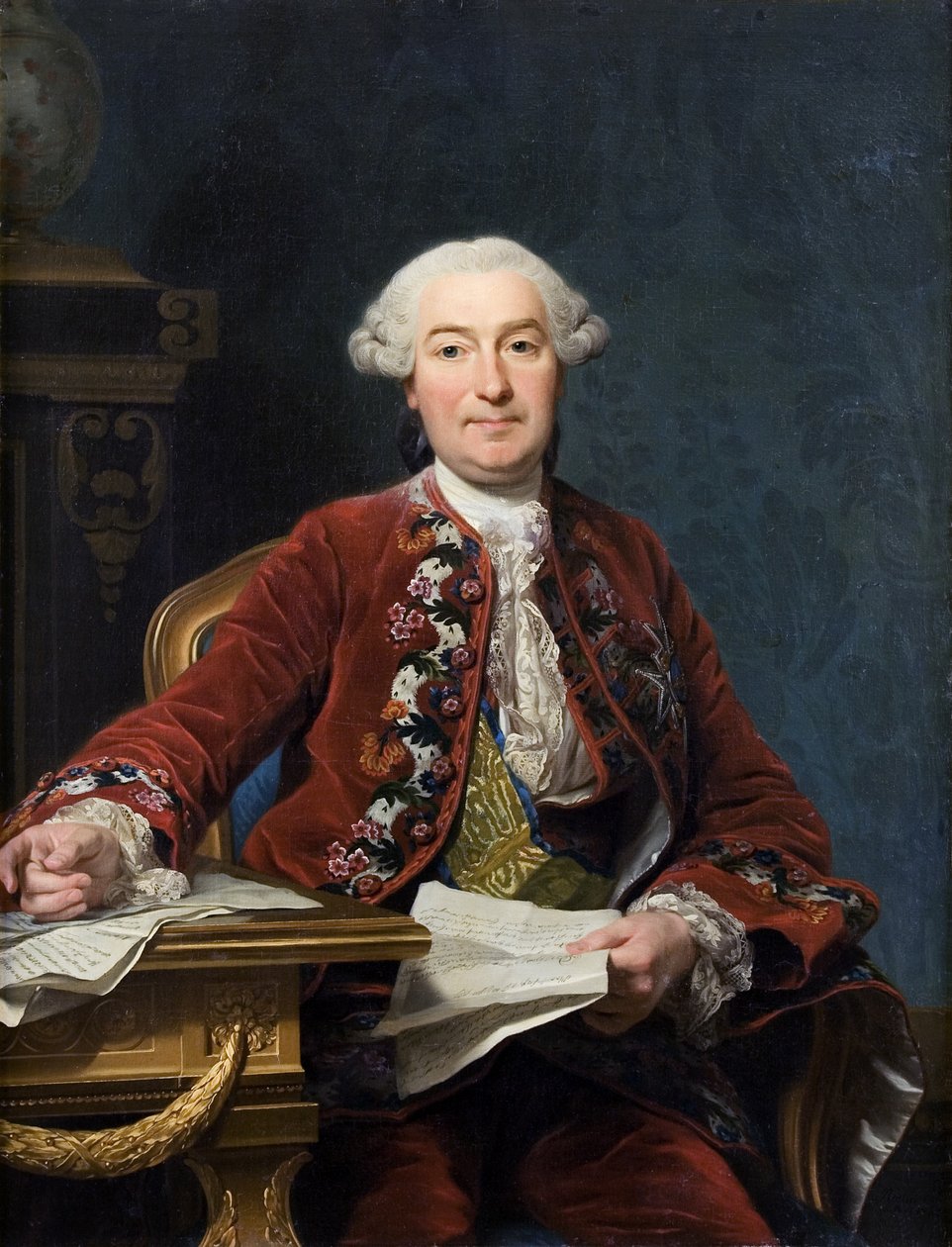 Ulrik Scheffer (1716 - 99) door Alexander Roslin