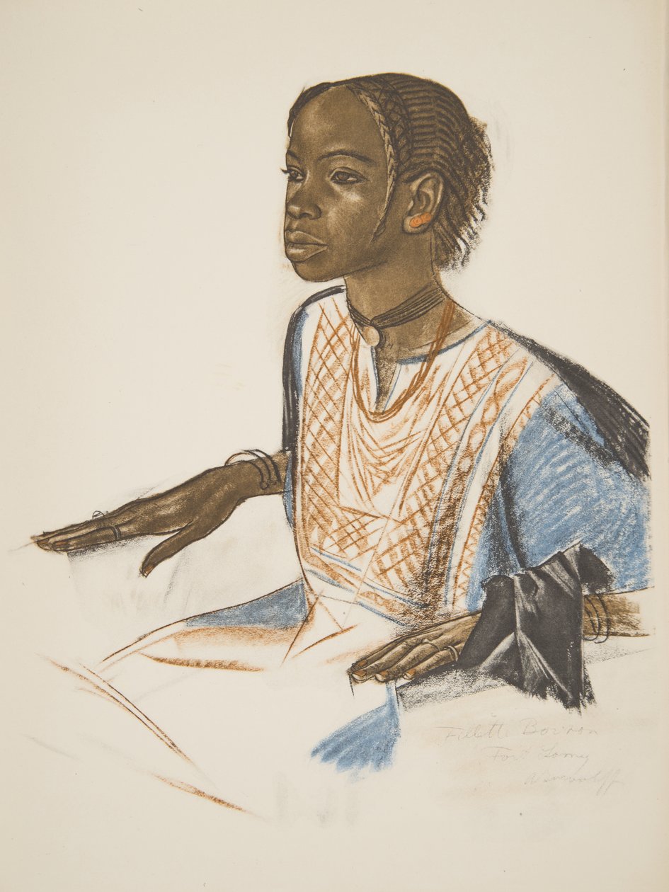 Meisje Bornou (Fort Lamy), uit Dessins et Peintures d