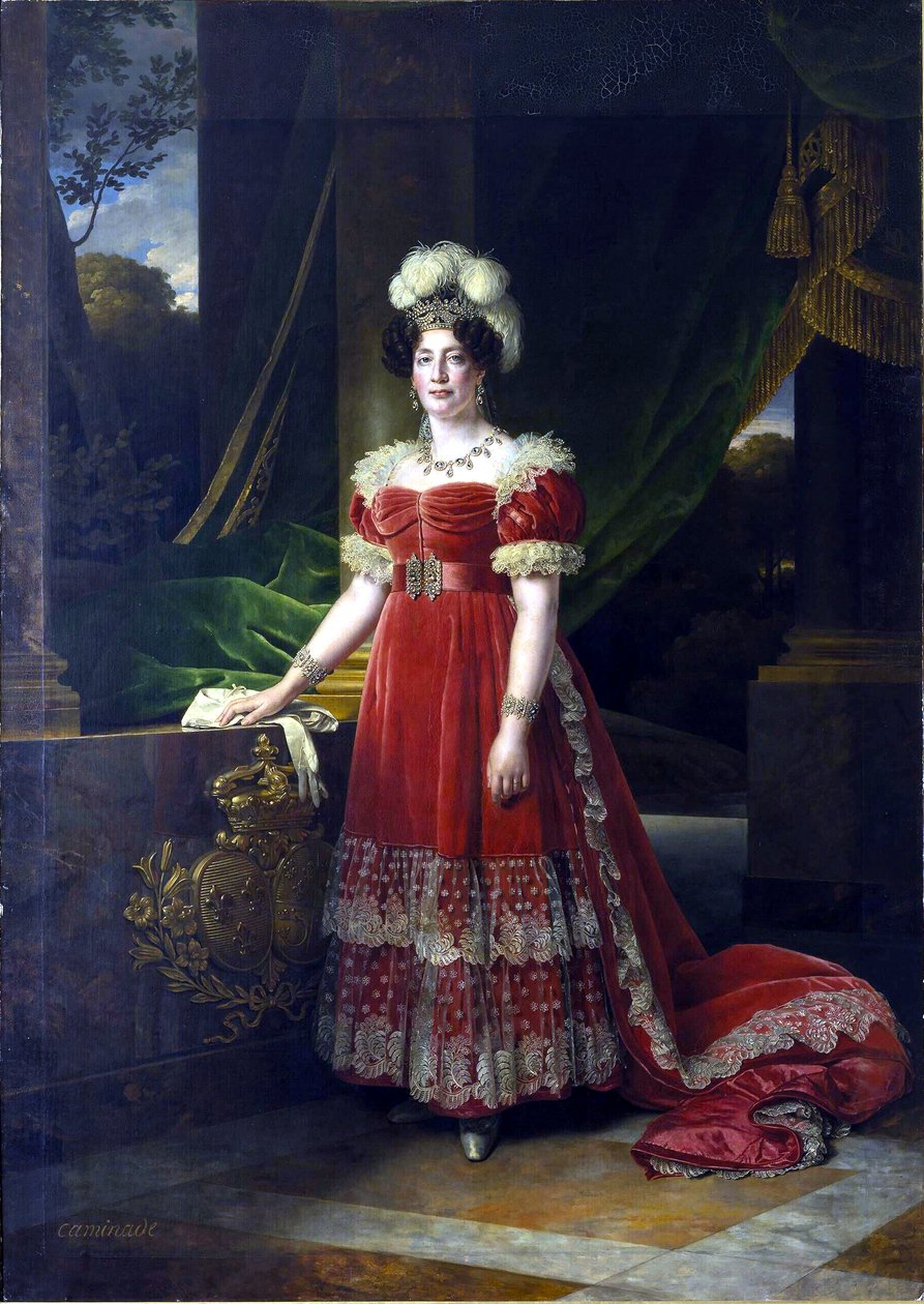 Portret van Marie Thérèse van Frankrijk, hertogin van Angoulême (1778-1851) door Alexandre Francois Caminade