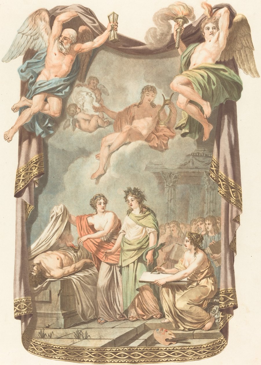 Studie die Anatomie aan Geneeskunde en Kunst Onthult door Alexandre Briceau