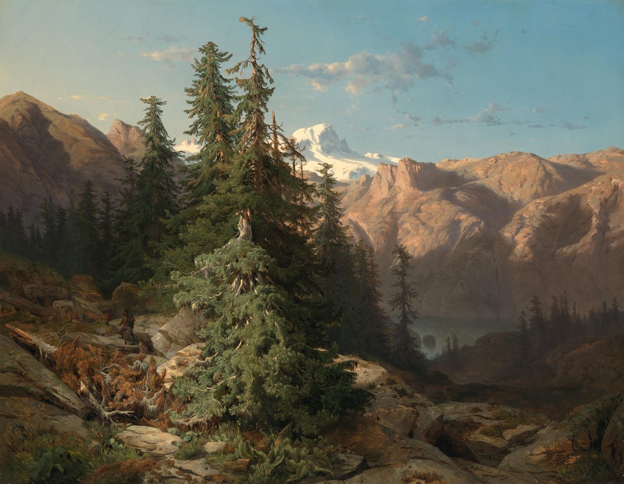 In het Berner Oberland door Alexandre Calame