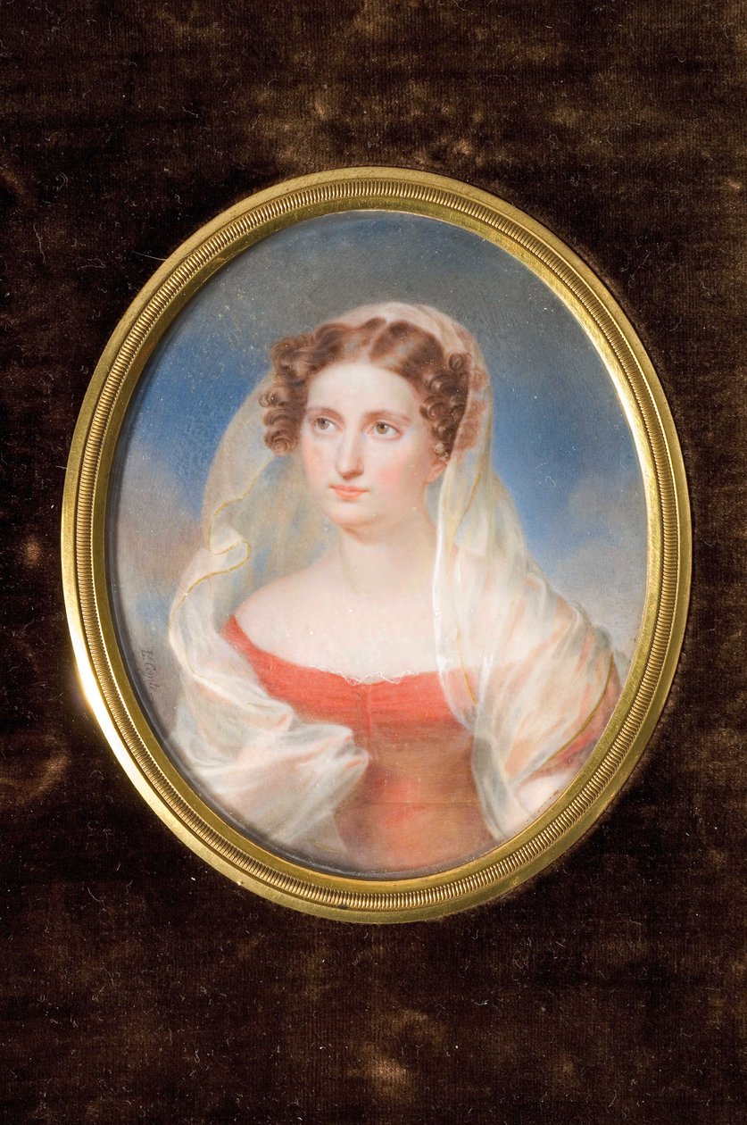 Portret van gravin Dolly de Ficquelmont 1804-1863 door Alexandre François Louis Comte de Girardin