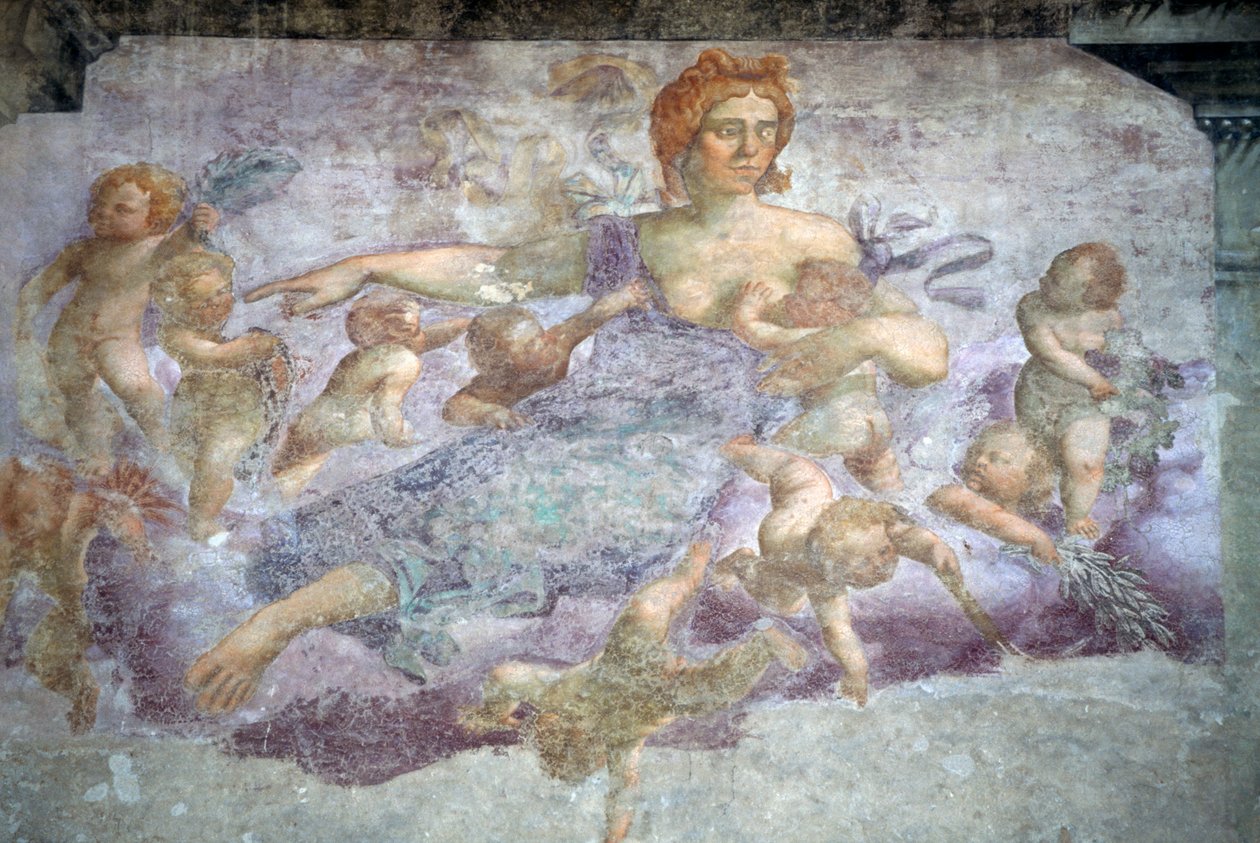 Een van de fresco