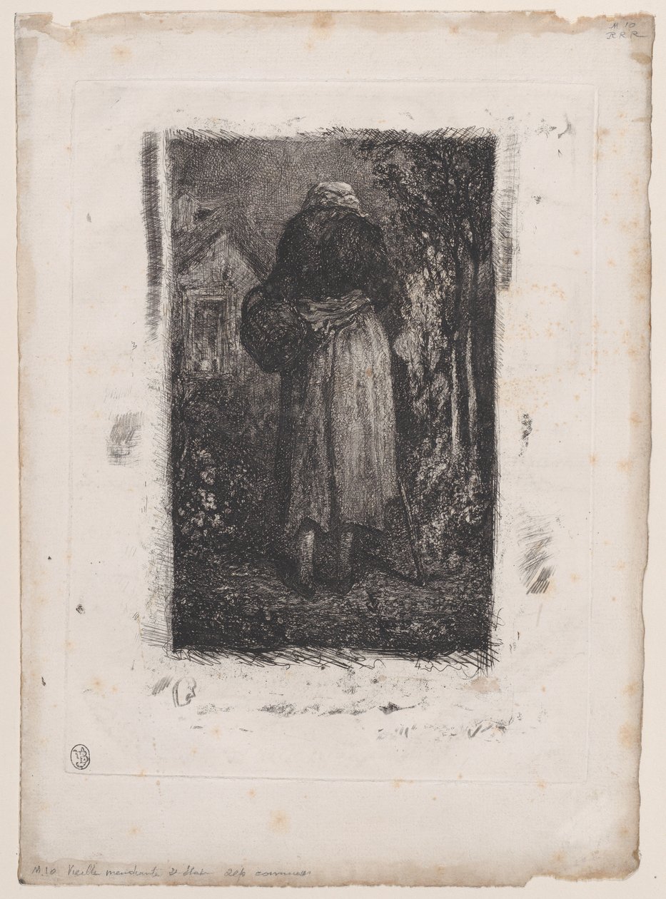 Oude bedelares, 1833-38 door Alexandre Gabriel Decamps