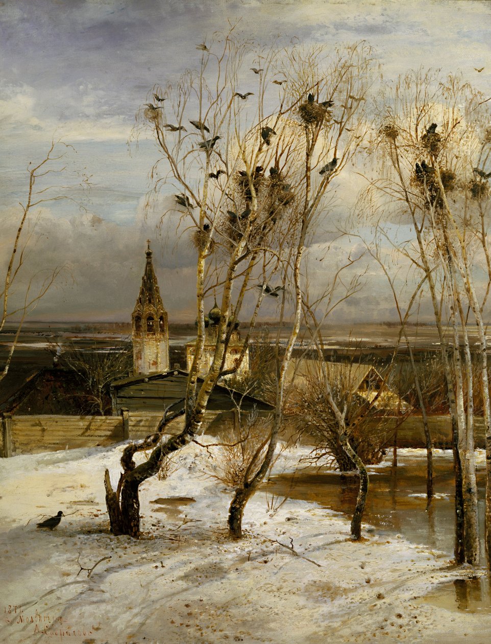 De Kraaien zijn Teruggekeerd door Alexei Kondratievich Savrasov