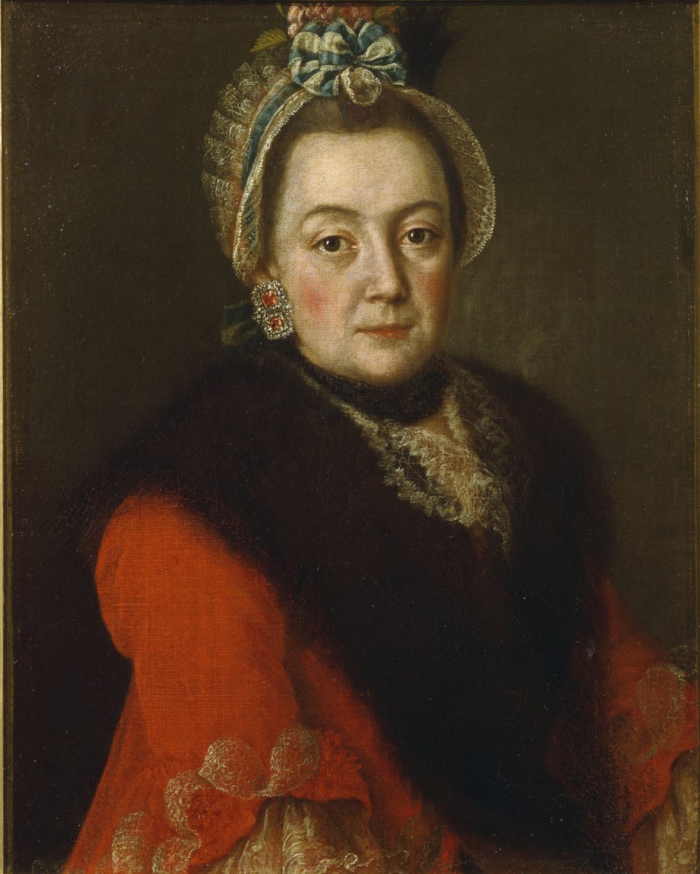 Portret van Anna Ivanovna Kolycheva, 1768 door Alexei Petrovich Antropov