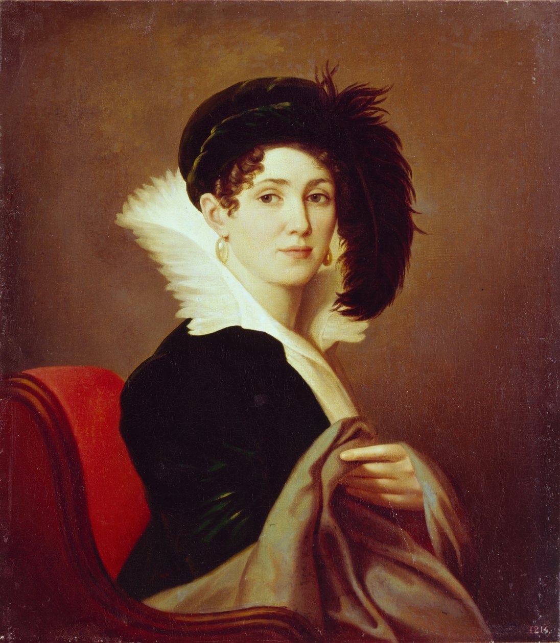 Portret van Maria Petrovna Buyalskaya, 1824 door Alexei Yegorovich Yegorov