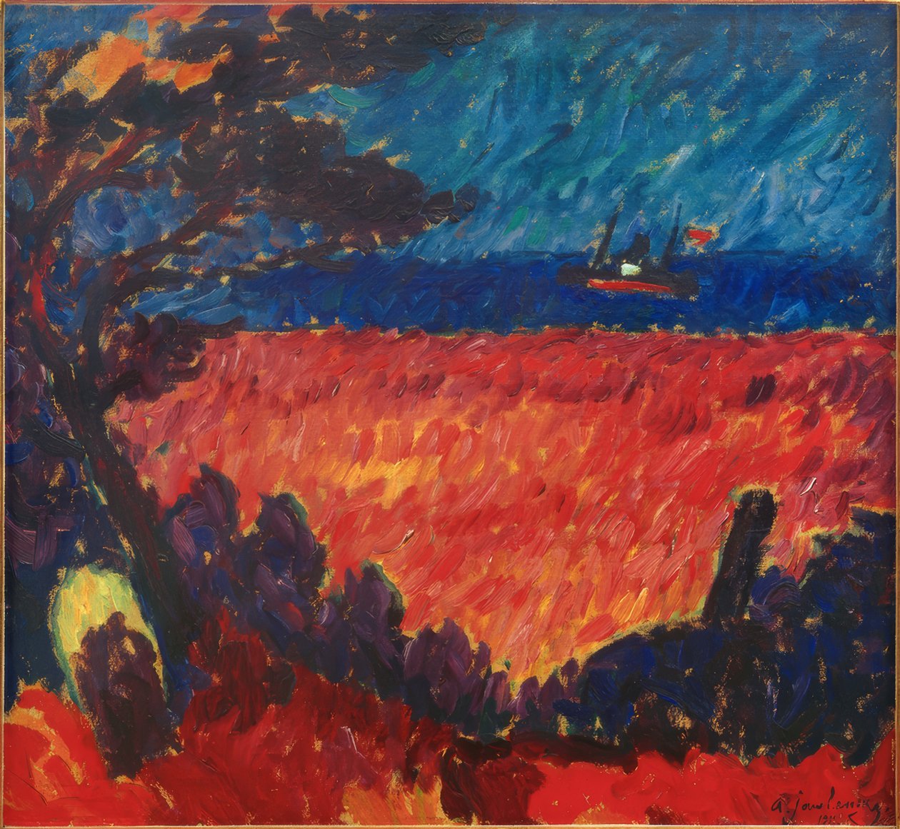 Aan de Oostzee door Alexej von Jawlensky