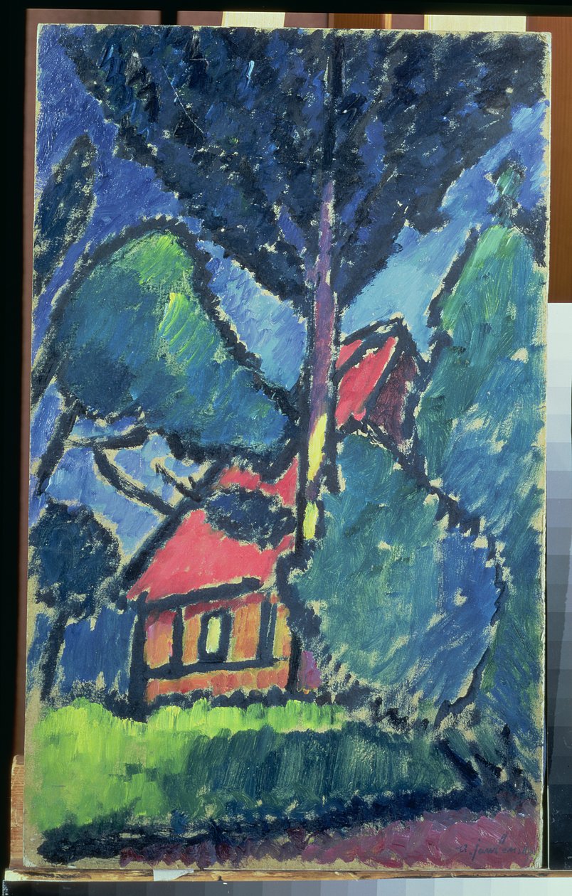 Landschap, ca. 1910 door Alexej von Jawlensky