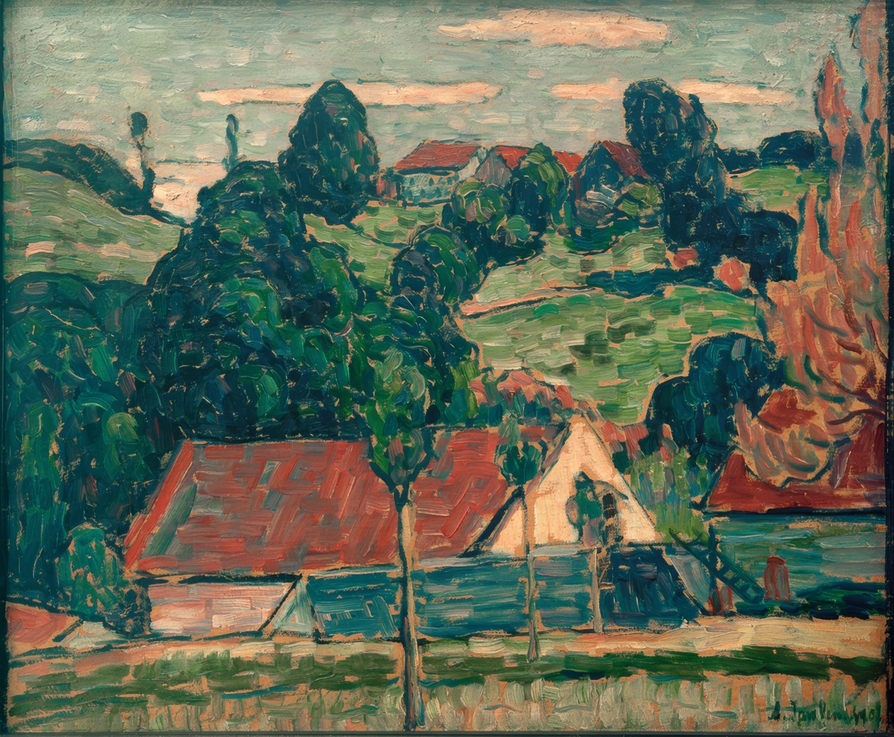 Zomerdag door Alexej von Jawlensky