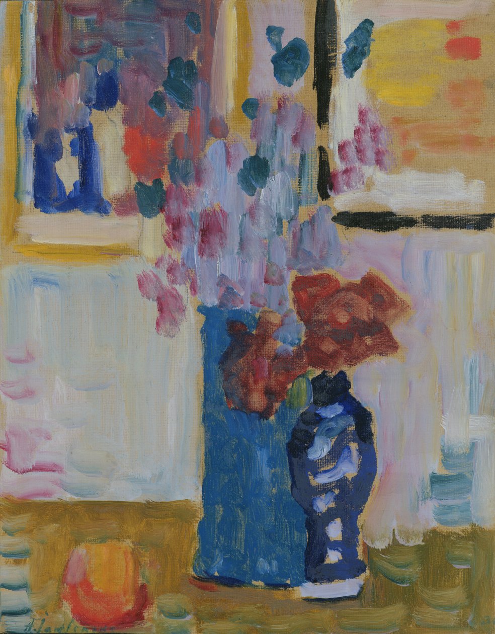Stilleven met bloemen door Alexej von Jawlensky
