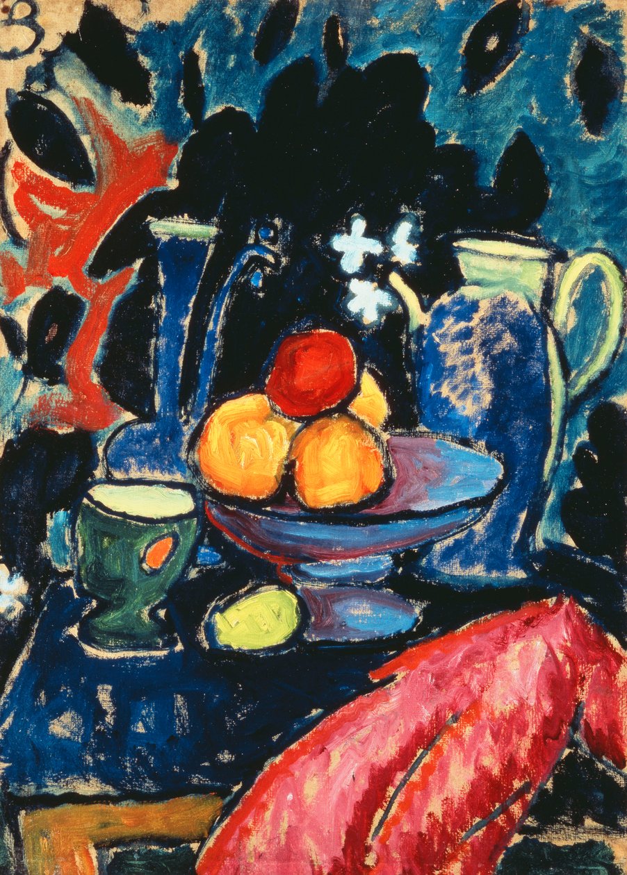 Stilleven met Kruik door Alexej von Jawlensky