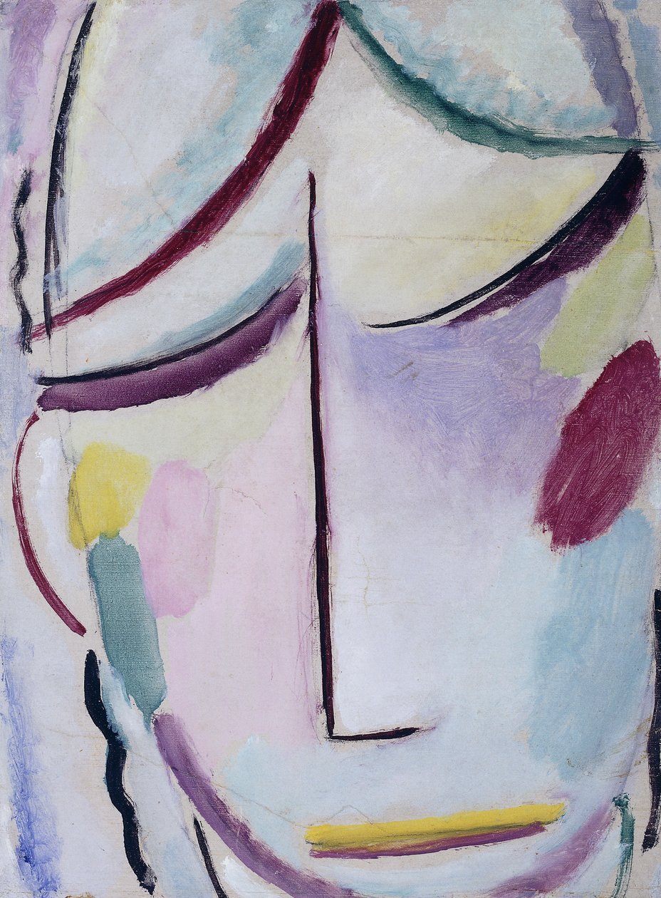 Het gezicht van de Verlosser door Alexej von Jawlensky