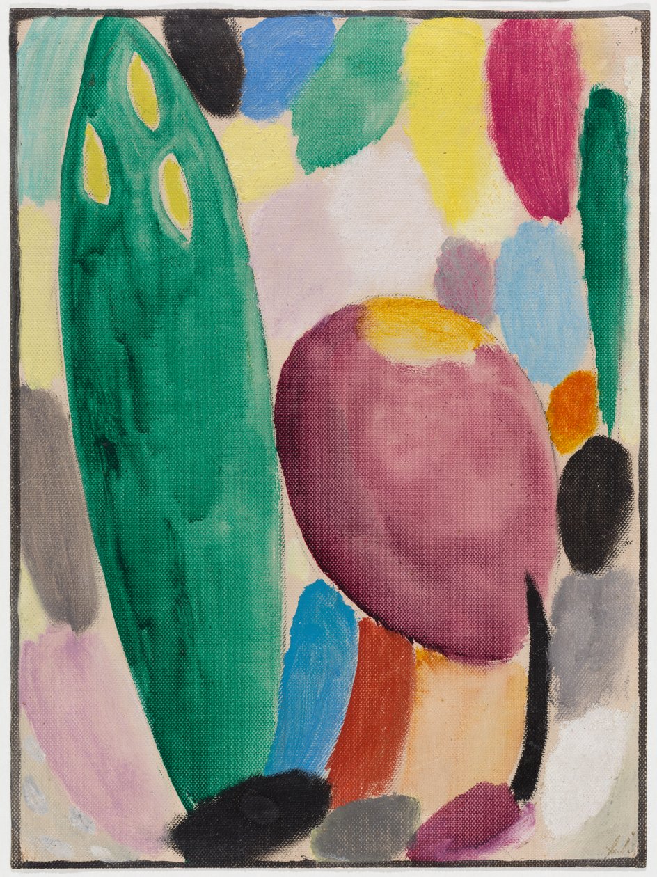 Variatie (Bomen) door Alexej von Jawlensky