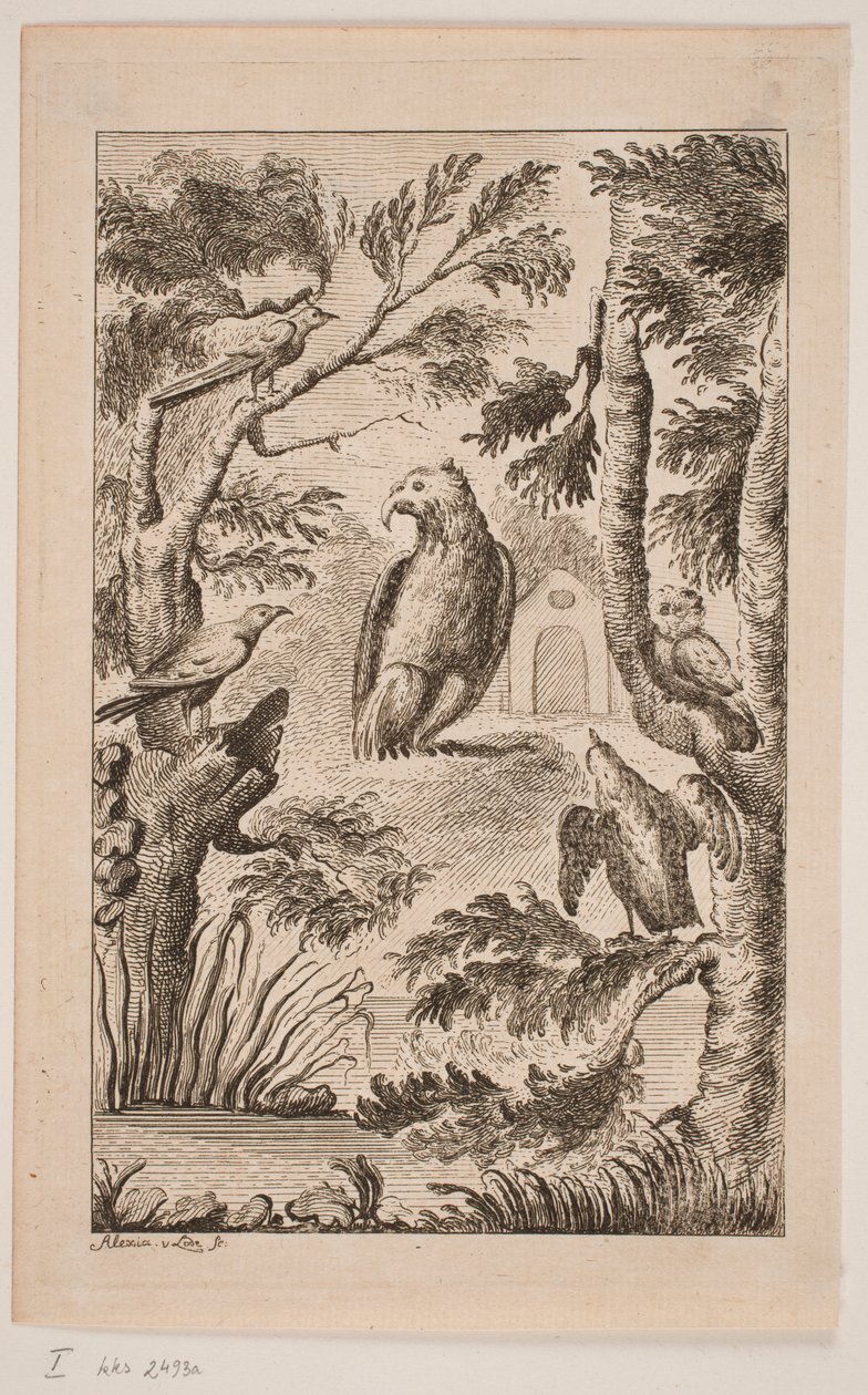 De Adelaar en een Vergadering van Vogels door Alexia von Lode