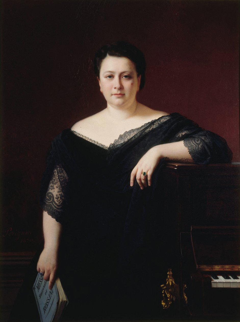 Portret van de operazangeres Marietta Alboni 1826-1894, 1870 door Alexis Joseph Perignon