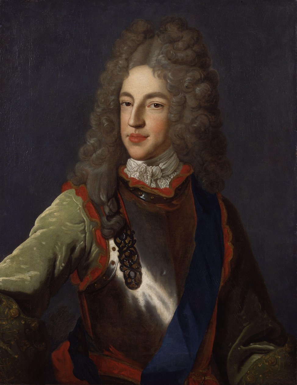Portret van James Francis Edward Stuart (1688-1766) door Alexis Simon Belle